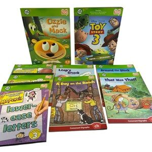 LeapFrog Tag Leap Frog Interactive Read Write Early Readers Books Mr Pencil Lot